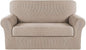Turquoize Stretch Sofa Slipcover 2 Pieces Sofa Cover Couch Cover by Turquoize