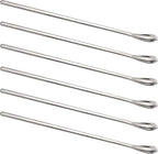 Stainless Steel Cocktail Stir Sticks with Long Handle of 6 Pieces for Coffee & Tea Drinks