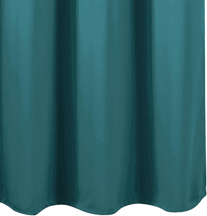 Sea Teal Blackout Curtains 34 x 84 Inch Length/Set of 2 Curtain Panels/Thermal - Image 8
