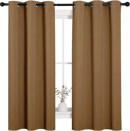 NICETOWN Sleek Blackout Curtains 63 inches Length - Image 2