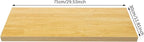 Butcher Block Countertop | 30x12in Wood Board Countertop | DIY Washer Dryer/Island/Kitchen Counter top | countertop Cutting Board | 1102lbs Load Capacity | Wood Color | NO Base Legs, 1.38in Thick
