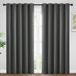 Yakamok Room Darkening Curtains 62x84 inch Length Dark Grey-Living Room | 2 by Yakamok