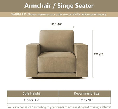 MYSKY HOME Oversized Armchair Couch Cover - Image 7