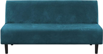 H.VERSAILTEX Real Velvet Futon Cover Armless Sofa Covers Sofa Bed Covers by HVERSAILTEX