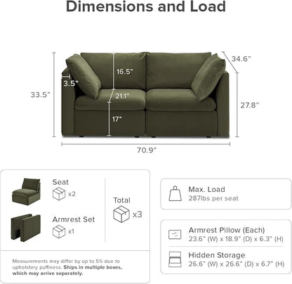 mopio Oversized Modular Sectional Sofa - Image 2