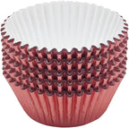 Standard Rose Gold Foil Cupcake Liners Muffin Baking Cups for Party and More, 100-Count