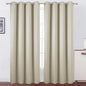 Blackout Curtains 52 x 120 Inch Long Light Beige Curtains Set of 2 Panels Room by Lemomo