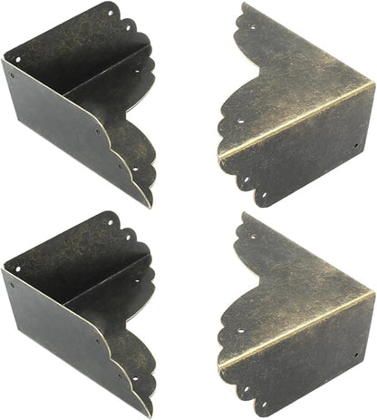 Bivethoi 8 Packs Bronze Box Corner Protectors, Edge Cover Safety Guard - Image 3