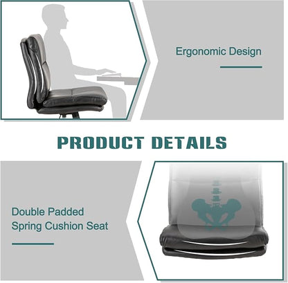 LUCKWIND Armless Office Desk Chair - Image 5
