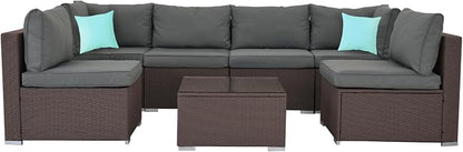 7-Piece Patio Furniture Set by ZJEYEJZ