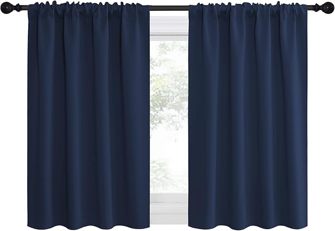 NICETOWN RV Blackout Curtains for Camper Windows, Kitchen Curtains, Short - Image 2