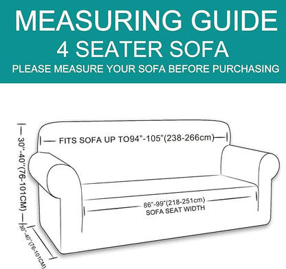U-NICE HOME 4 Seater Stretch Couch Cover - Image 6