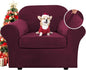H.VERSAILTEX Rich Velvet Stretch 2 Piece Cover Chair Slipcover Sofa Cover by HVERSAILTEX