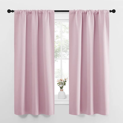 NICETOWN Bedroom Curtains, Room Darkening Draperies Window Curtain Panels by NICETOWN