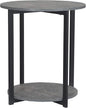 Household Essentials Jamestown Round Side End Table by HouseholdEssentials