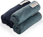 CAFEMASY Barista Cleaning Towel with Hook Set Pack of 3pcs Soft Barista Mirco Fiber Cloth for Cleaning Espresso Coffee Machine Steam Wand and Coffee Bar Counter
