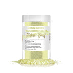 BAKELL Neon Green Edible Glitter, 25 Grams | TINKER DUST Edible Glitter | KOSHER Certified | 100% Edible Glitter | Cakes, Cupcakes, Cake Pops, Drinks, Dessert Vegan Glitter & Dusts (25g, Neon Green)