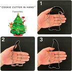 Gnome Cookie Cutter Set-5.3" 4.5" 4.3"-3-Pieces-Holiday Cookie Cutters Fondant Biscui Cutters