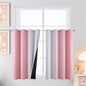 Pink and Greyish White Ombre Blackout Curtains by ESTELARTEXTILER