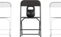 Flash Furniture Hercules Series Big & Tall Stackable Plastic Folding Chairs by FlashFurniture
