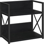 YINMIT Countertop Shelf Organizer,Coffee Bar Accessories,Spice Rack,Coffee Counter Shelf,2 Tier Coffee Organizer Station for Mugs,Cups,Cream,Syrup(Black, Medium)