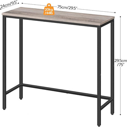 HOOBRO Narrow Console Table, 29.5" Small Entryway Table, Thin Sofa Table - Image 3
