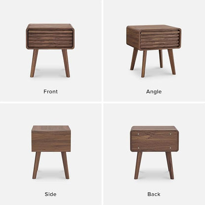 mopio Ensley Mid Century Modern Side Table, Small Accent Tables - Image 9