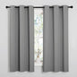 NICETOWN Silver Grey Thermal Insulated Grommet Blackout Curtains, Kids Window by NICETOWN