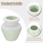 HARFINGTON Ceramic Chasen Stand 73mm Matcha Whisk Holder Teas Set Whisks Stand Traditional Matcha Tea Chasen Holder Tea Set Accessories for Tea Tasting, Green White