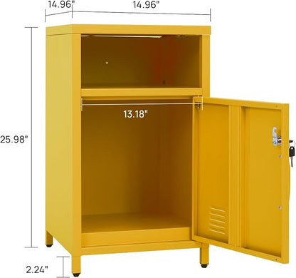 ALBAD Compact Metal Nightstand - Image 3