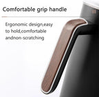 Electric Milk Frother, 4 in 1 Milk Steamer, 11.8oz/350ml Automatic Hot and Cold Foam Maker for Coffee, Latte, Cappuccino, Macchiato, Hot Chocolate, Stainless Steel Body, Matte Black
