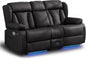 Loveseat Recliner Sofa, RV Recliner Couch, Manual Reclining Loveseat by WISHDEER