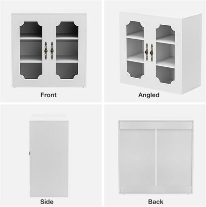 Buffet Cabinet with Storage, Modular Accent Sideboard Modern Credenza with DIY - Image 5