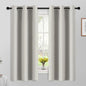 Yakamok Room Darkening Curtains 42x63 inch Length Light Beige-Living Room | 2 by Yakamok