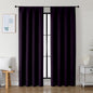 Simplebrand Ava BlackBerry Blackout Curtains by Simplebrand