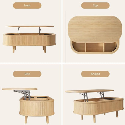 Easyego Oval Lift Top Coffee Table - Image 7