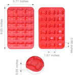 homEdge Jumbo Puppy Dog Paw (6 Cavity) and Bone Molds, Non-Stick Food Grade Silicone Dog Treats Molds, Silicone Mold for Chocolate, Candy, Jelly, Ice Cube, Dog Treats (Set of 4PCS)