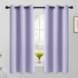 Yakamok Room Darkening Curtains 42x63 inch Length Lilac-Living Room | 2 panels by Yakamok