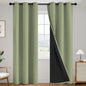 SimpleHome Sage 100% Blackout Curtains Room Darkening Living Room 84 Inch | by SimpleHome