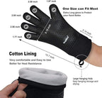 Walfos BBQ Gloves - 500°F Heat Resistant Grilling Gloves Set with Meat shredding Claws & Silicone Brush, Non-Slip Kitchen Silicone Oven Mitt, for Barbecue, Cooking, Baking, Cutting, Black