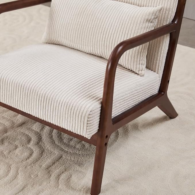 Havemies Mid-Century Modern Living Room Set, Accent Chair & Coffee Table in - Image 8