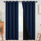 SimpleHome Navy Blue 100% Blackout Curtains Room Darkening Living Room 96 | by SimpleHome