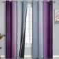 Purple and Grey Ombre Blackout Curtains by ESTELARTEXTILER