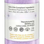 Bakell - Lilac Purple Tinker Dust (4g, 1x Mini Spray Pump) Edible Glitter for Food, Desserts, and Beverages!