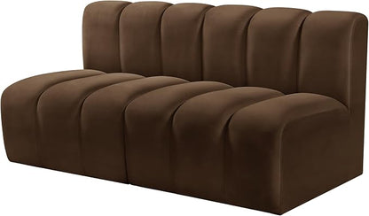 Meridian Furniture 103Brown-S2A Arc Collection Modern | Contemporary Modular - Image 7
