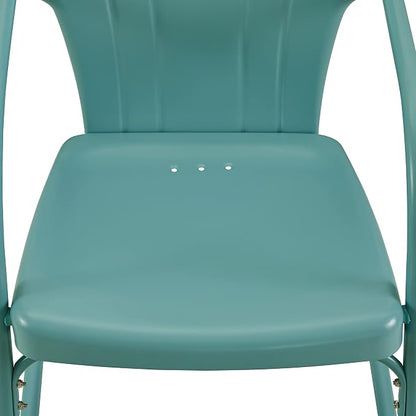 Crosley Furniture Tulip 2-Piece Outdoor Chair Set, Retro Metal Patio Chairs - Image 10