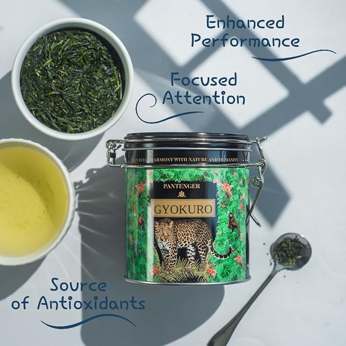 Organic Gyokuro | Loose Leaf - 3 OZ |Shaded Green Tea from Japan - First Flush | USDA - JAS Organic. By Pantenger.