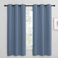 NICETOWN Short Curtains for Kitchen, Thermal Insulated Solid Grommet Blackout by NICETOWN