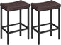 HOOBRO Bar Chairs, 24.8 Inches, 2.4" Thick Upholstery, by HOOBRO