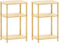 Bamboo End Table, Side Table for Small Space by Alifewithtasteandstyle